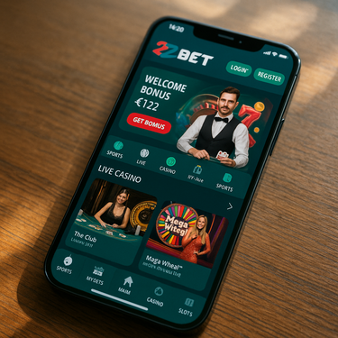 22bet Casino - Mobilná Verzia - Responzívna Platforma